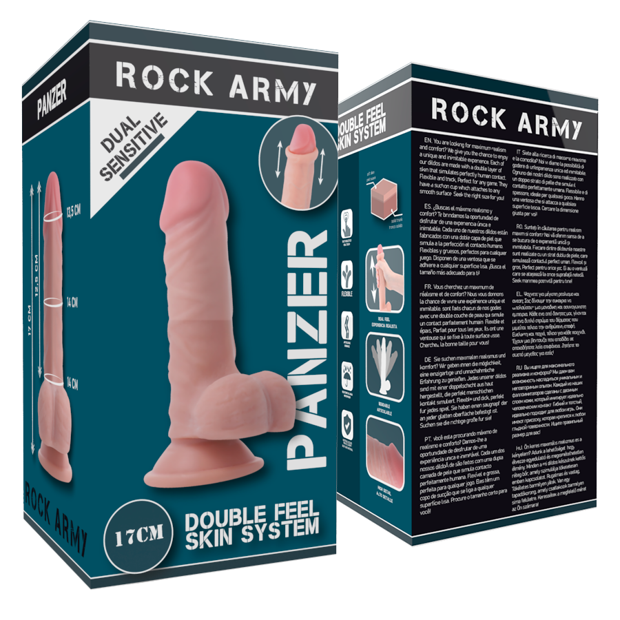Dildo réaliste Rockarmy Panzer 17cm