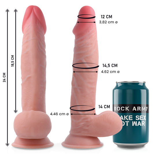 Dildo realistico Rockarmy Sherman 24 cm