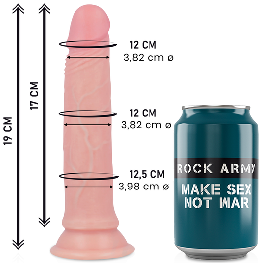 Dildo realistico Rockarmy Avenger 19 cm silicone
