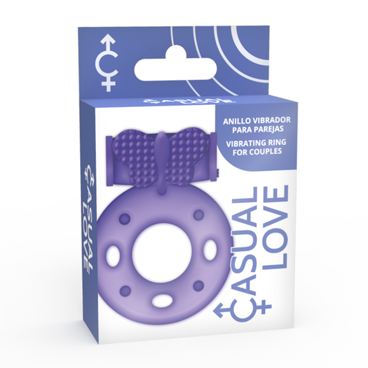 Anello Vibrante Casual Love Farfalla Lilla