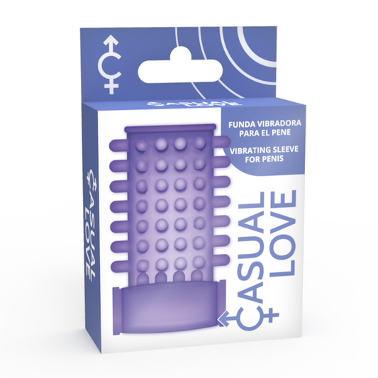 Copertura per pene vibratore lilla casual anello