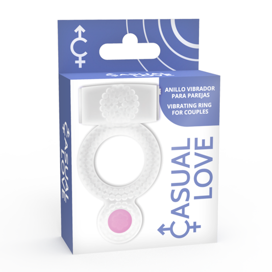 Anello casual doppio piacere anello trasparente