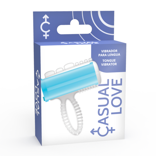 Anello casual lingua vibrante blu
