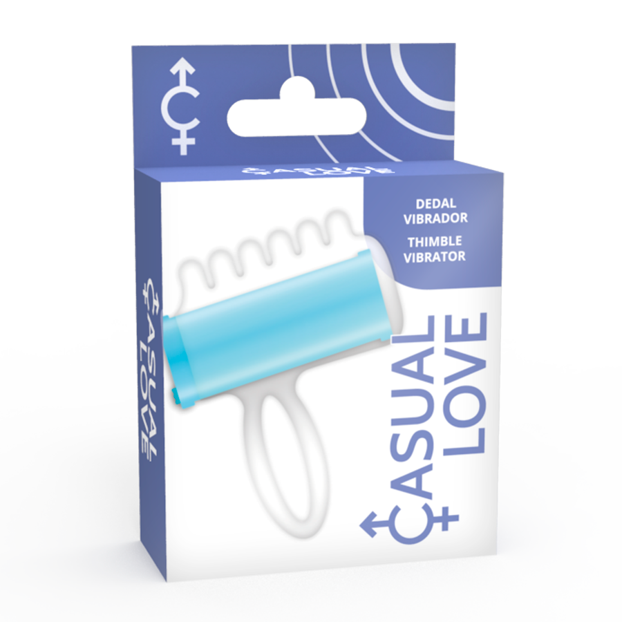 Stimolatore a dita blu casual love