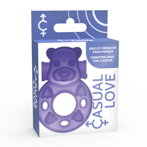 Anello Vibrante Casual Love Orsetto Lilla