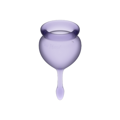 Coppette Mestruali Satisfyer Set Feel Good 15 + 20 ml Viola