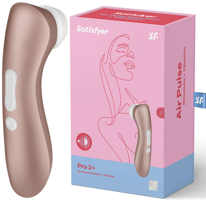 Succhia Clitoride Satisfyer Pro2+ Air Pulse Bronze