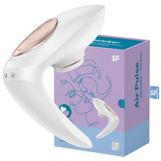 Succhia clitoride Satisfyer Pro 4 couples bianco