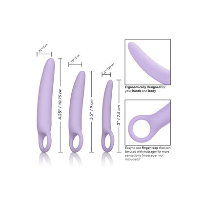 Dilatatori vaginali Dr laura berman California Exotics di 3 dilatori in silicone