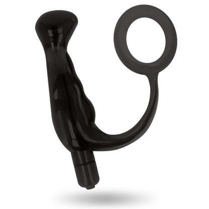 Vibratore di giocattoli addicted prost tico nero 10 cm