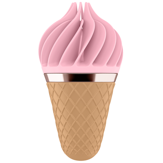 Spinnator marrone e rosa soddisfatto dolce