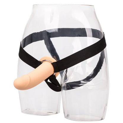 Strap-on dildo Calexotics elastico con dildo cavo colore carne