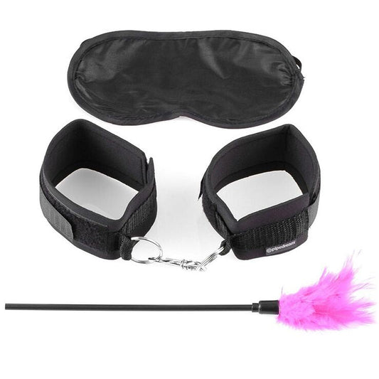 Kit Bondage Pipedream Sensual Seduction Kit 3 pz Nero