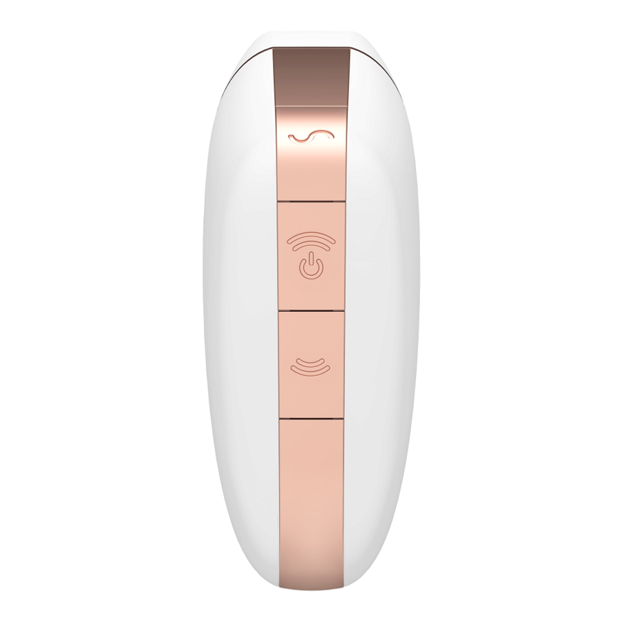 Sucette clitoridienne vibrante Satisfyer Love Triangle blanc