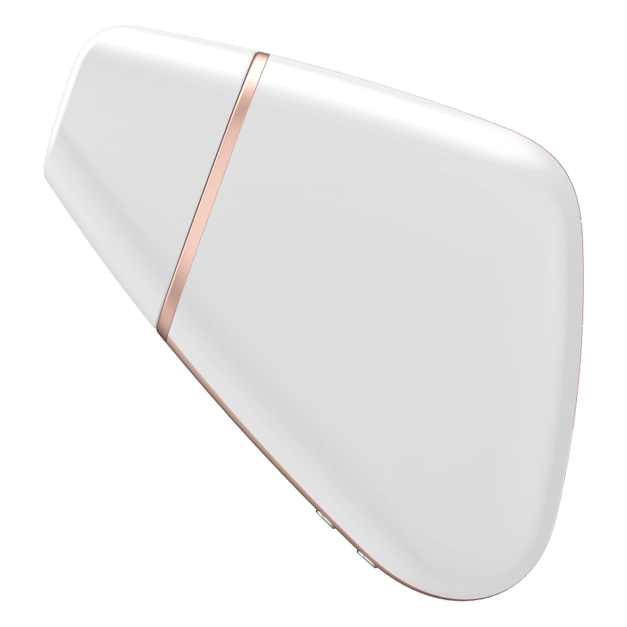 Sucette clitoridienne vibrante Satisfyer Love Triangle blanc
