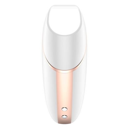 Sucette clitoridienne vibrante Satisfyer Love Triangle blanc