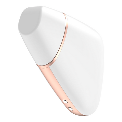 Sucette clitoridienne vibrante Satisfyer Love Triangle blanc