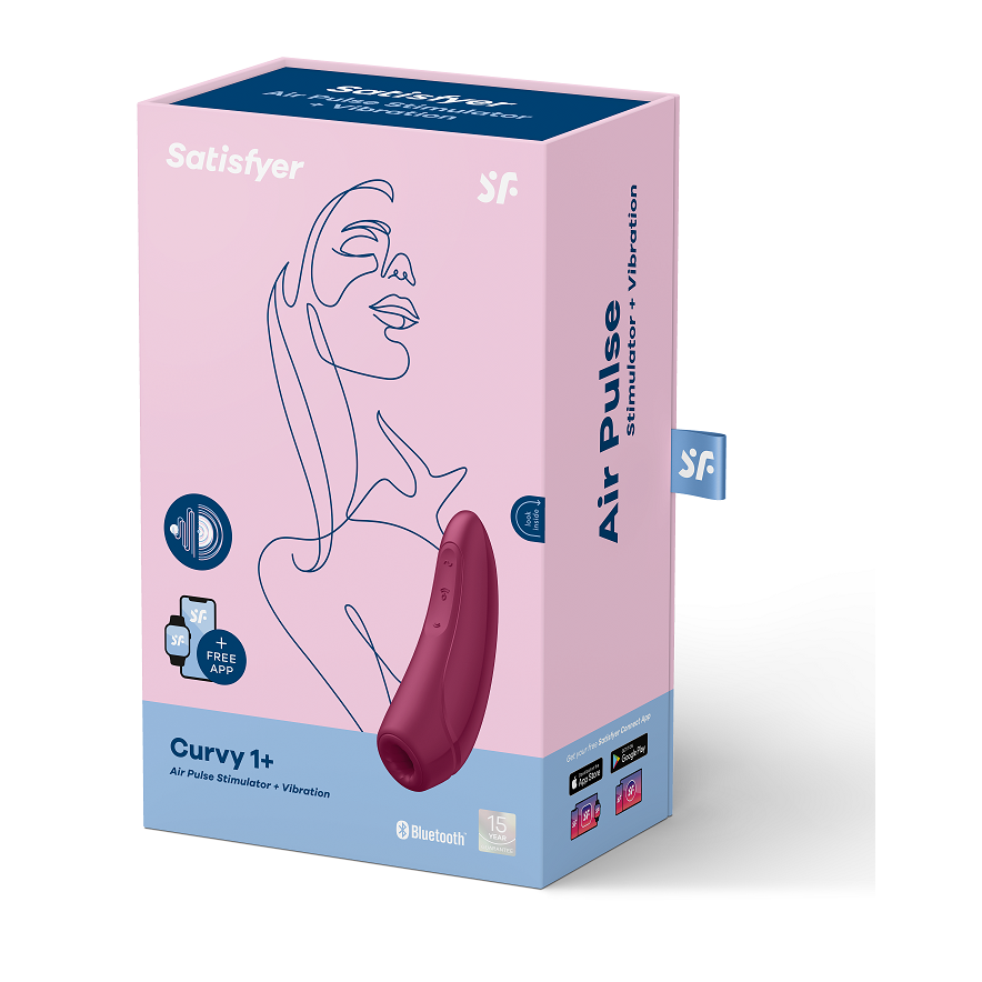 Succhia clitoride - Satisfyer curvy 1 + bordeaux