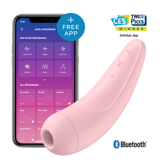 Succhia Clitoride Satisfyer Curvy 2+ con Appa Rosa