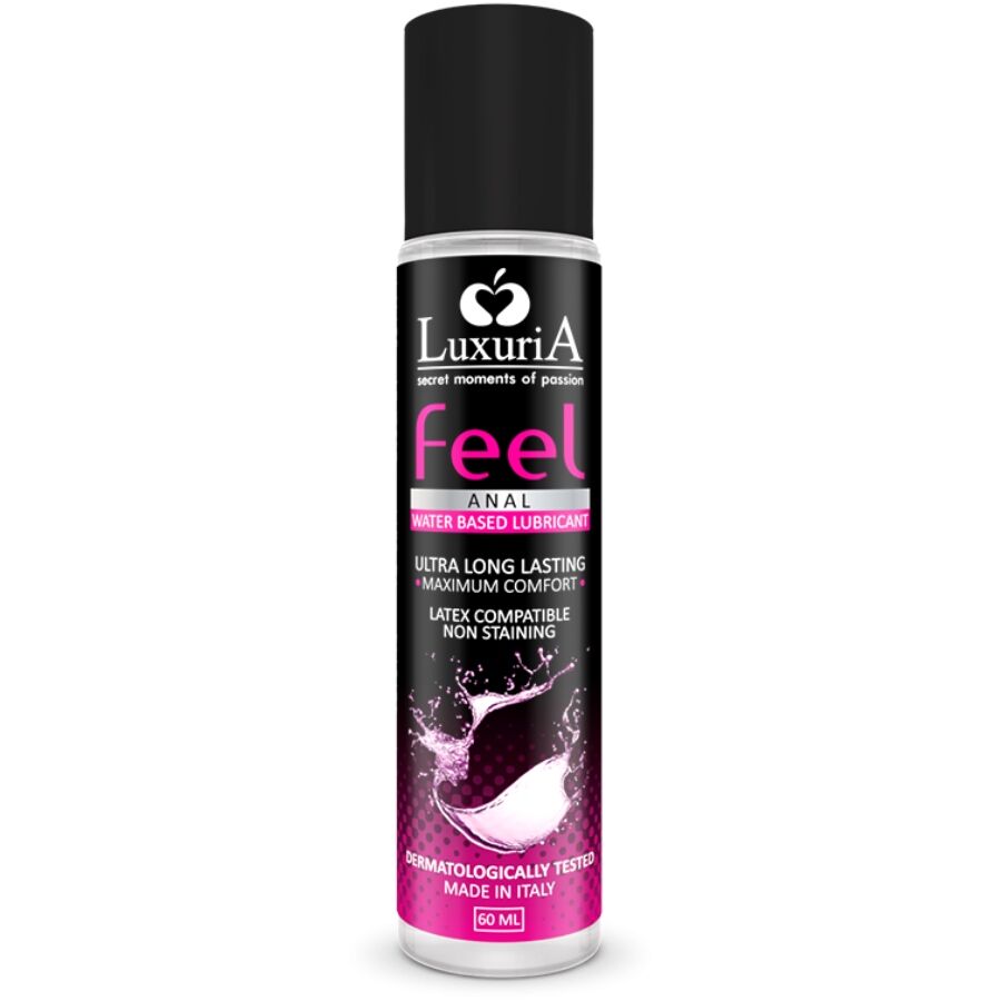 Luxuria feel lubrificante anale a base di acqua 60 ml