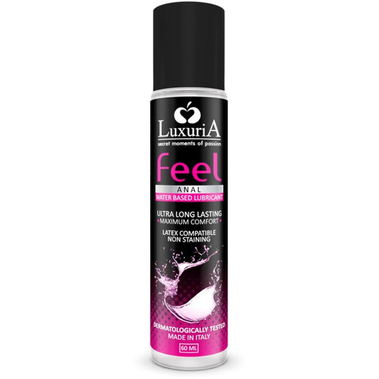 Luxuria feel lubrificante anale a base di acqua 60 ml