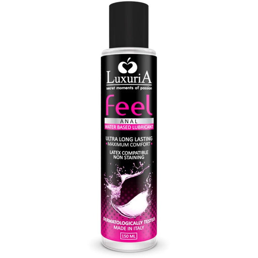 Luxuria feel lubrificante anale a base di acqua 150 ml