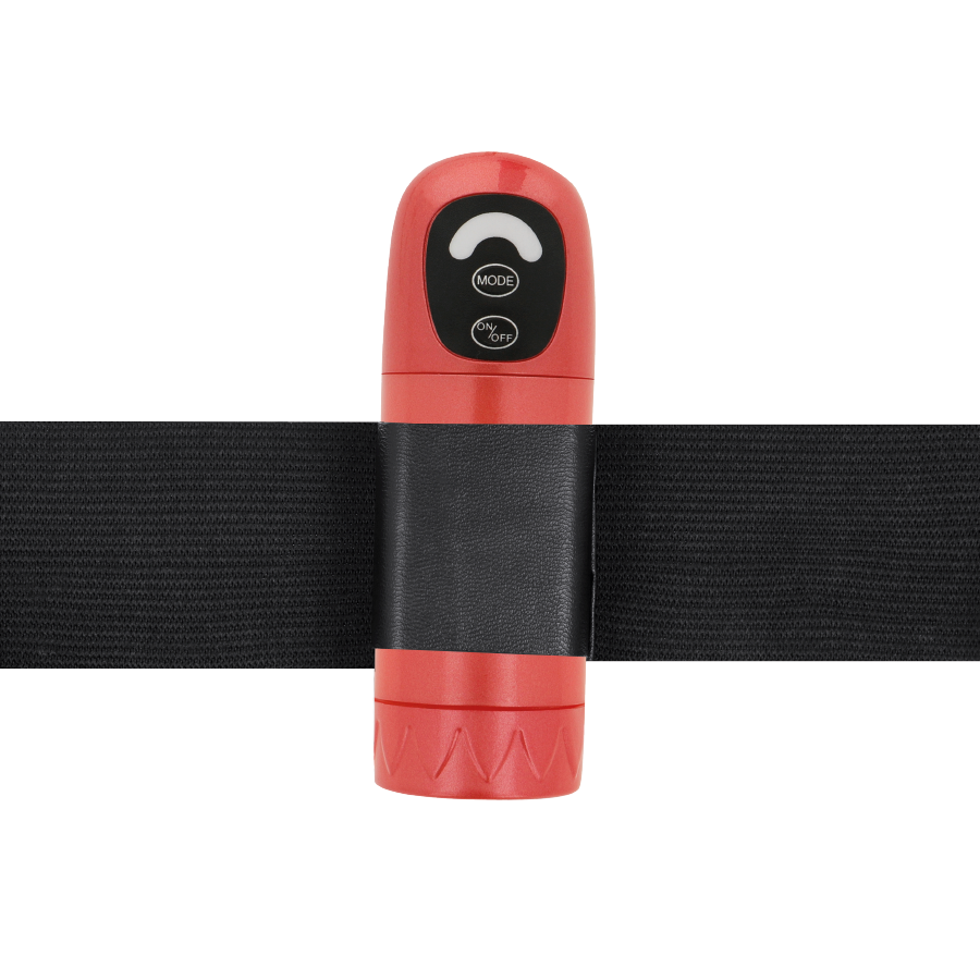 Strap-on dildo Harness attraction Daniel con vibrazione e rotazione 18 cm