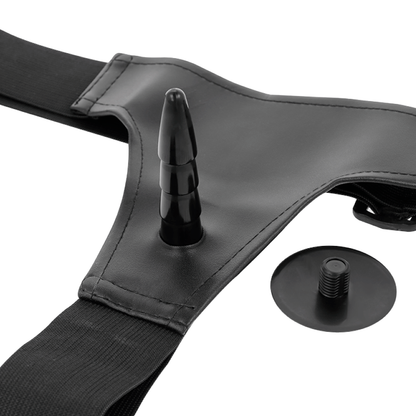 Strap-on dildo Harness attraction Daniel con vibrazione e rotazione 18 cm