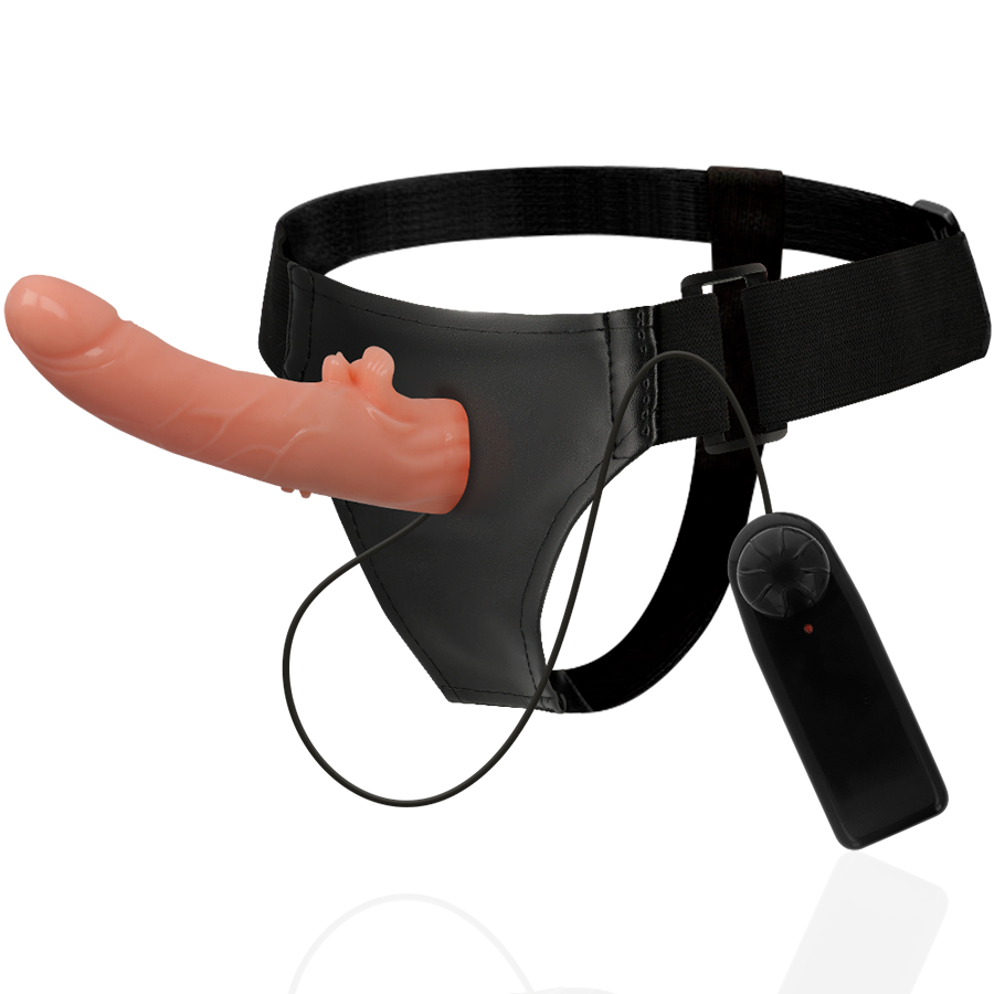 Strap-on dildo Harness attraction Hector con vibrazione 20 cm