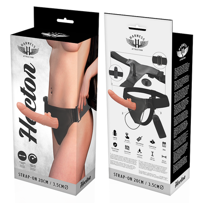 Strap-on dildo Harness attraction Hector con vibrazione 20 cm