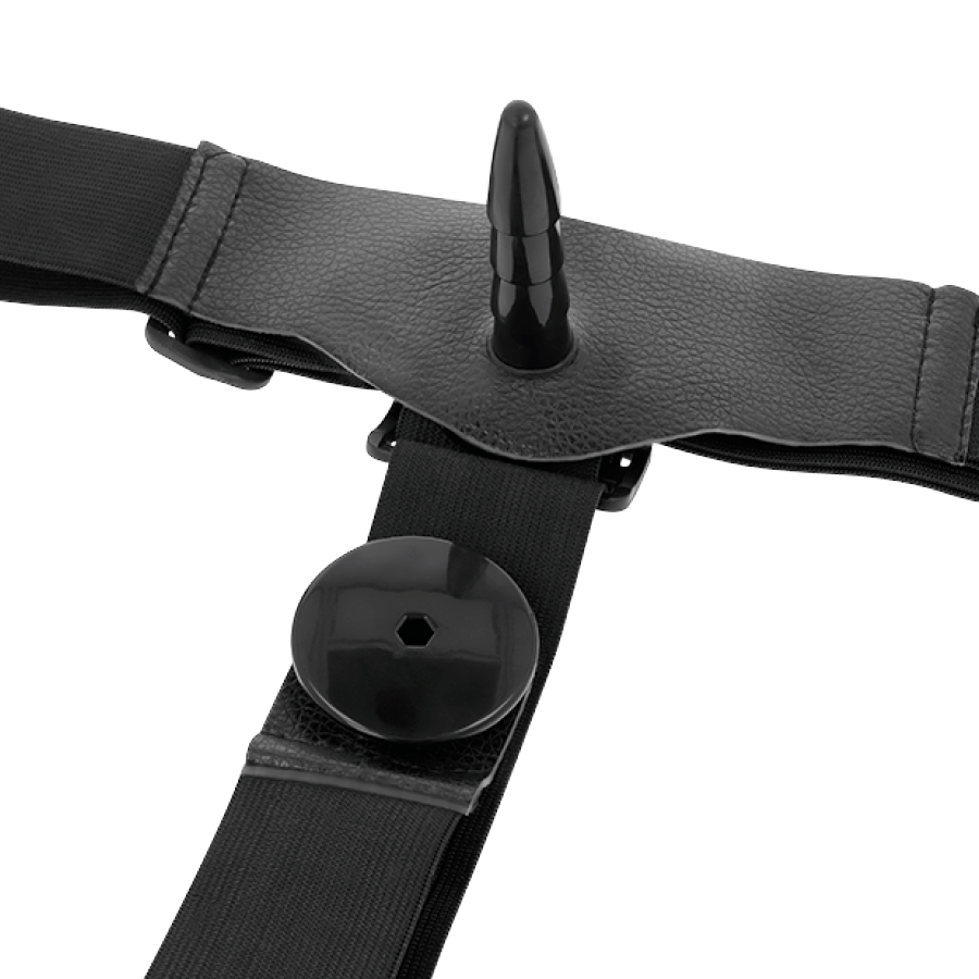 Harness attraction harris  doble penetraciÓn con vibracion 18  x 3.5cm