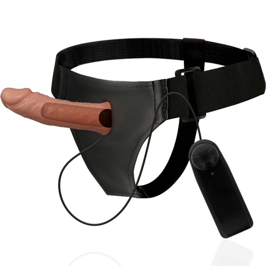 Strap-on dildo Harness attraction benny con vibrazione 15 cm