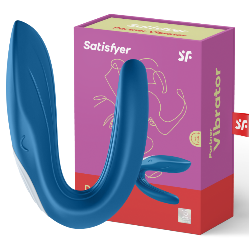 Vibratore Satisfyer Partner Double whale 2020 blu