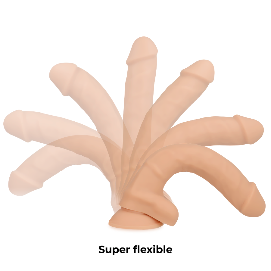 Queue de coq - queue de coq en silicone articulée et dense 13 cm