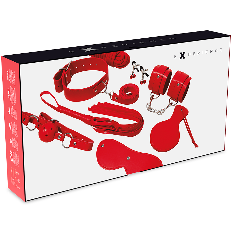 Expérience BDSM fétichisme kit série rouge