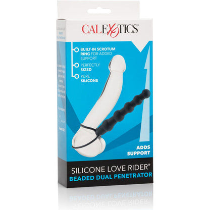 Doppio penetratore con perline di calex nero