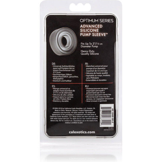Calex adv silicone pump sleeve nero