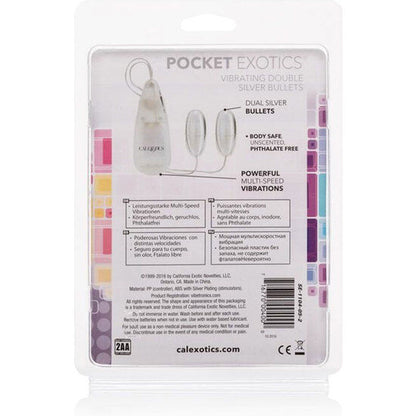 Calex palle vibranti silver duo