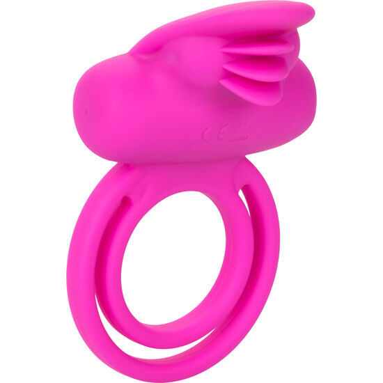 Anello Vibrante California Exotics Dual Clit Flicker Rosa