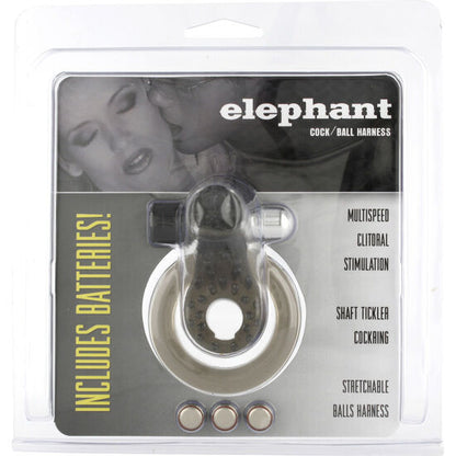 Anello vibratore sevencreations con elefante stimolante