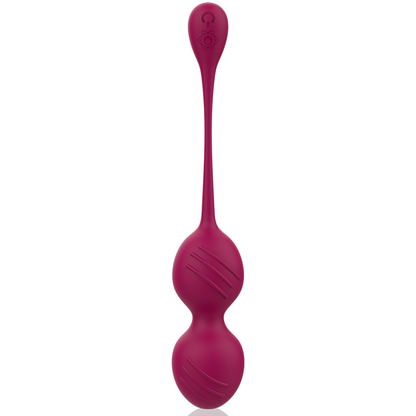 Palline vaginali Rithual Nisha con vibrazione bordeaux