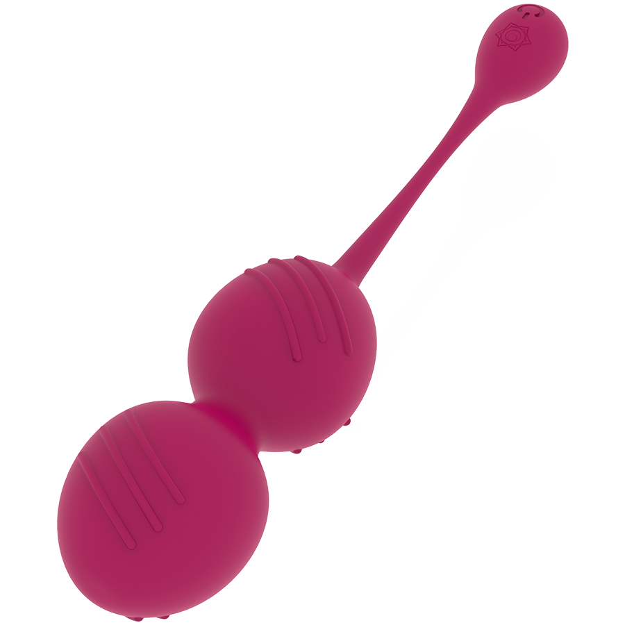 Palline vaginali Rithual Nisha con vibrazione bordeaux