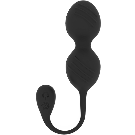 Palline vaginali Rithual Nisha nero con vibrazione