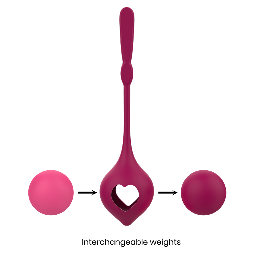 Palline vaginali Rithual deva set bordeaux