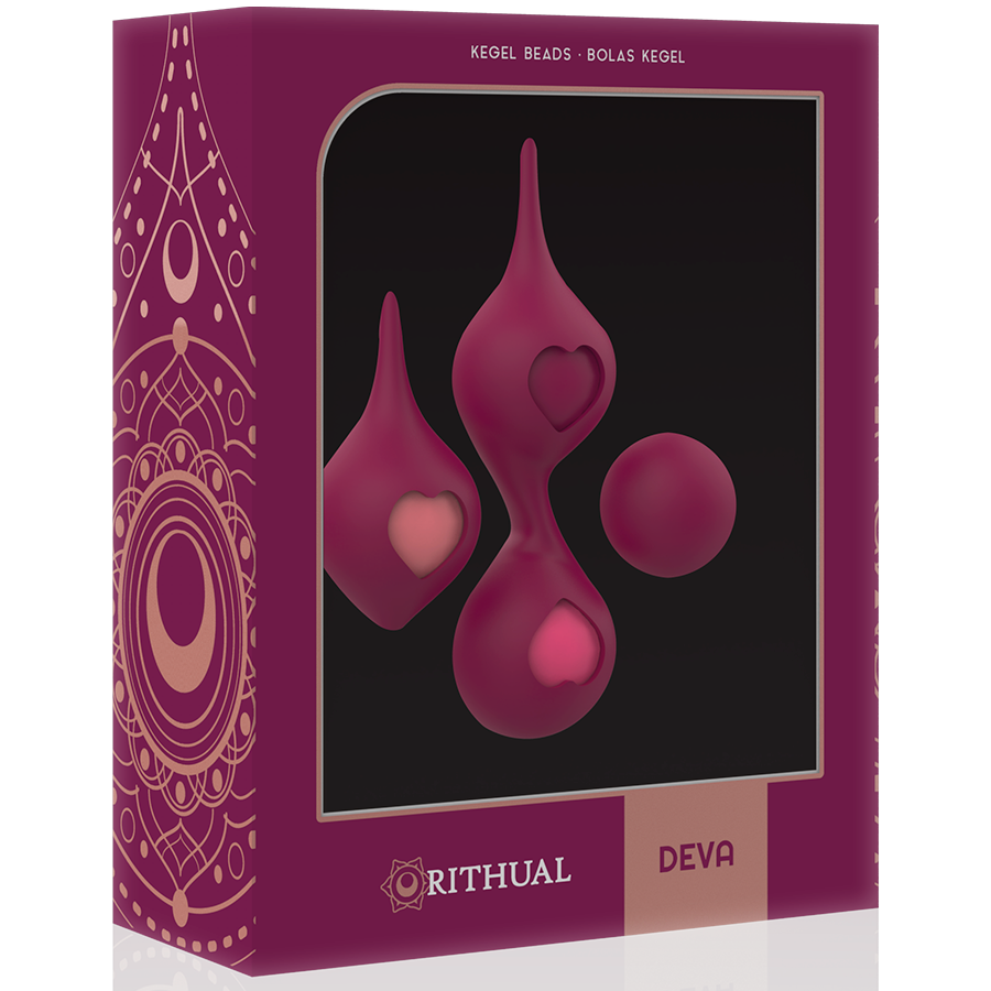 Palline vaginali Rithual deva set bordeaux