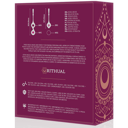 Palline vaginali Rithual deva set bordeaux