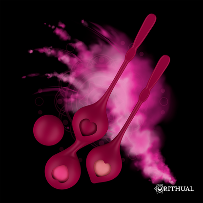 Palline vaginali Rithual deva set bordeaux
