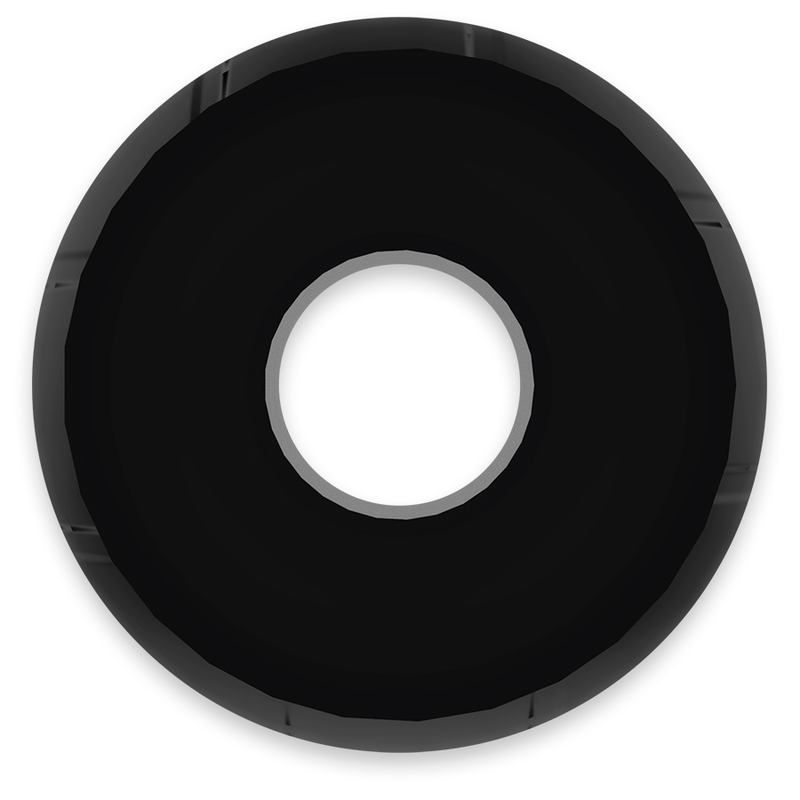 Anello super flessibile resistente alimentatore 5cm pr11 nero