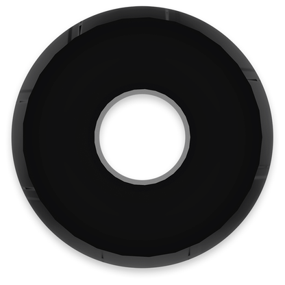 Anello super flessibile resistente alimentatore 5cm pr11 nero