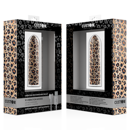 Vibratore clitoride Custom Bullets mini leopard